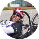 Atleta Paralímpico de Handcycle<br><br><span>André Sobreira</span>